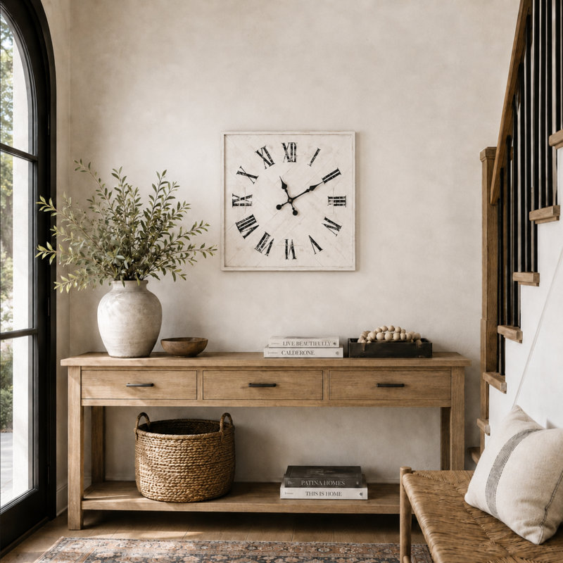 Wood Analog Wall Clock