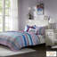 Courtepointe réversible mauve avec détails décoratifs - Housse de couette pour chambre à coucher-124477371