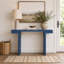 Console de style moderne de 60 pouces avec finition peinte et pieds réglables pour le salon, l'entrée ou le couloir.-1003397105