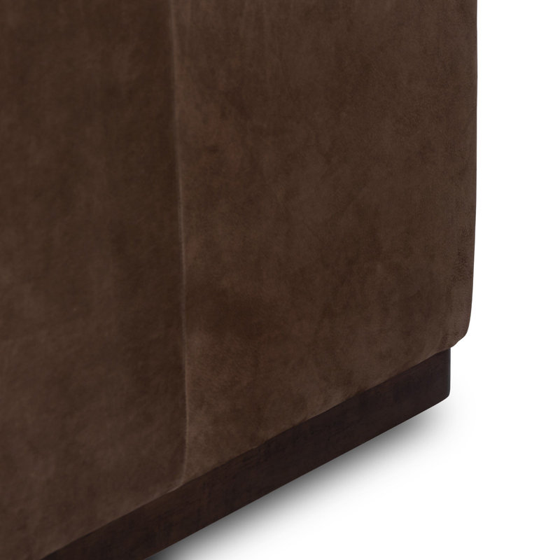 Santino Swivel Chair, Nubuck Cigar