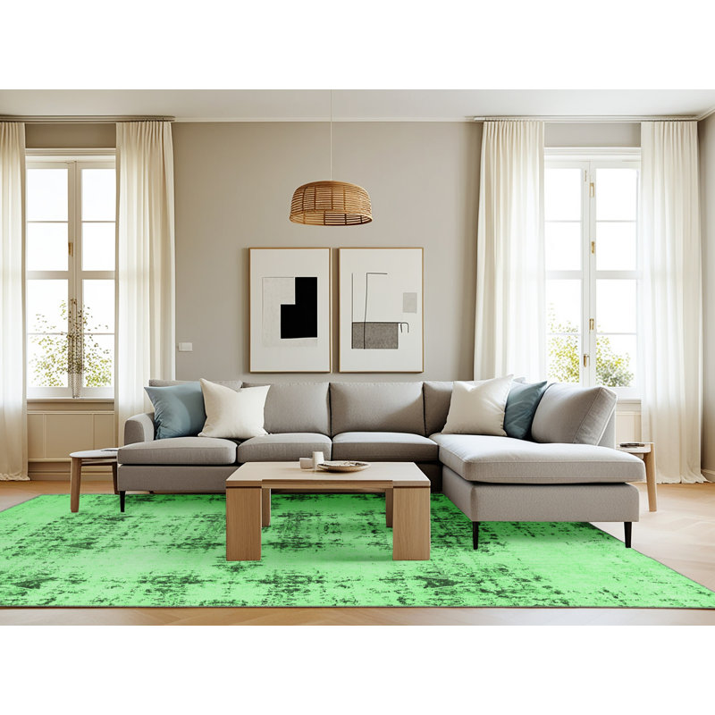 Washable Southwestern Indoor Rug, Rectangle 8' x 10'