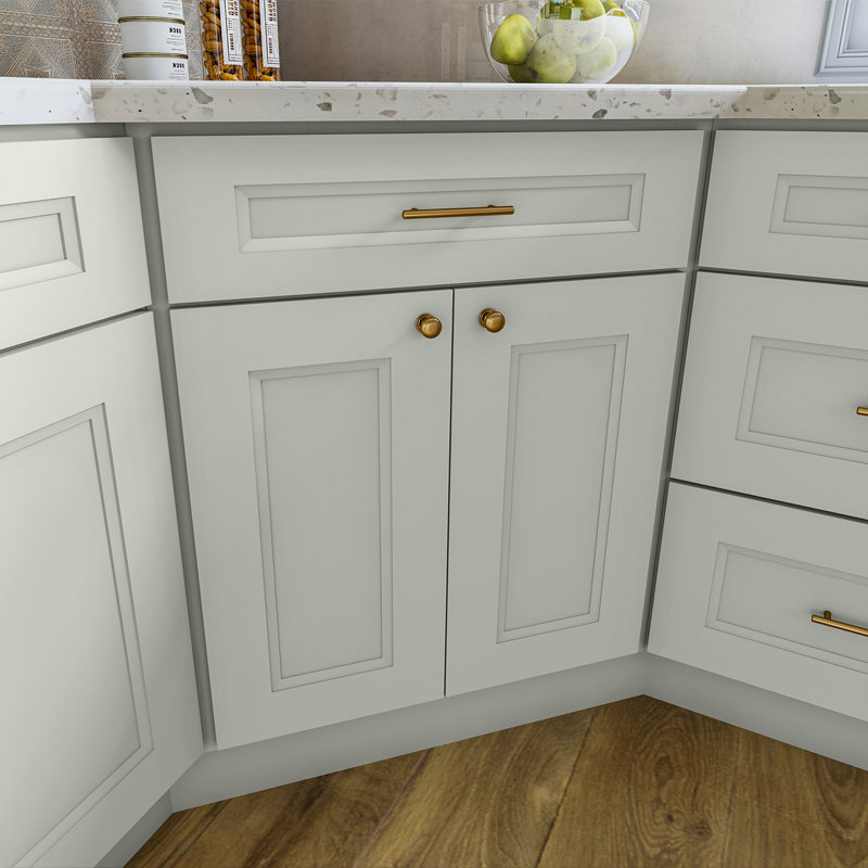 Armoire d'angle, Double shaker Laguna Grey