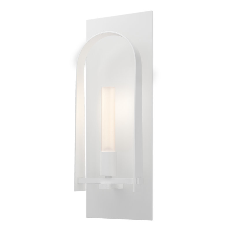 Applique murale en acier à 1 lumière Triomphe, Blanc, Blanc