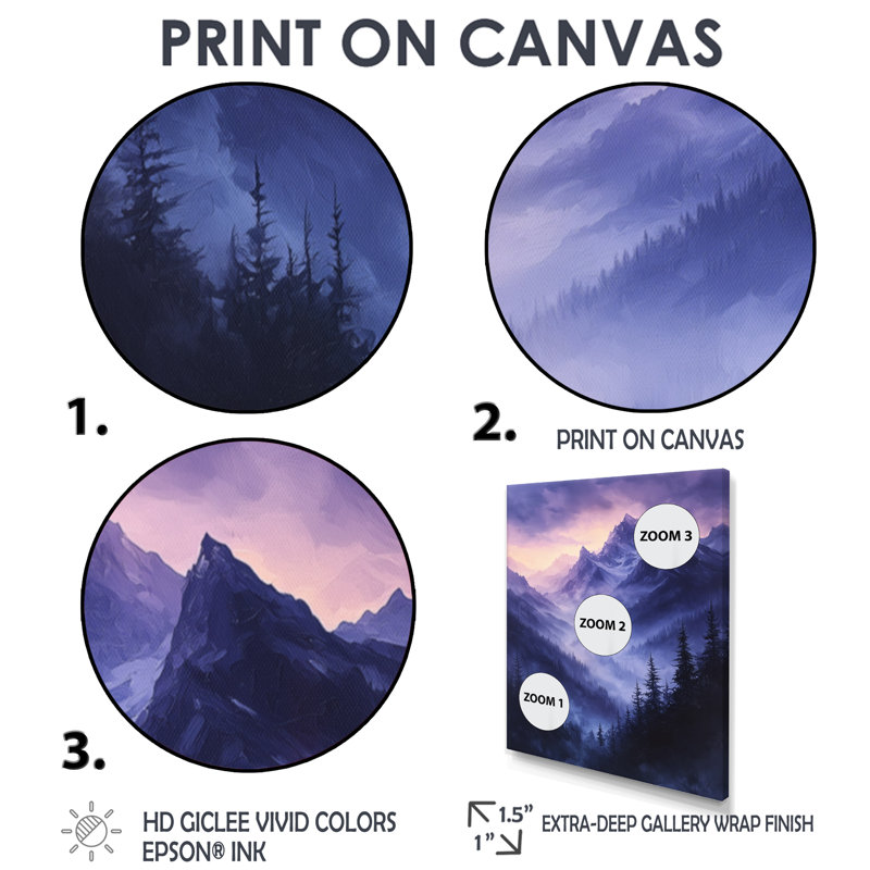 Gimar - paysages, impressions d'art mural, H 20 po x l 12 po, Picture Frame Print, Blanc