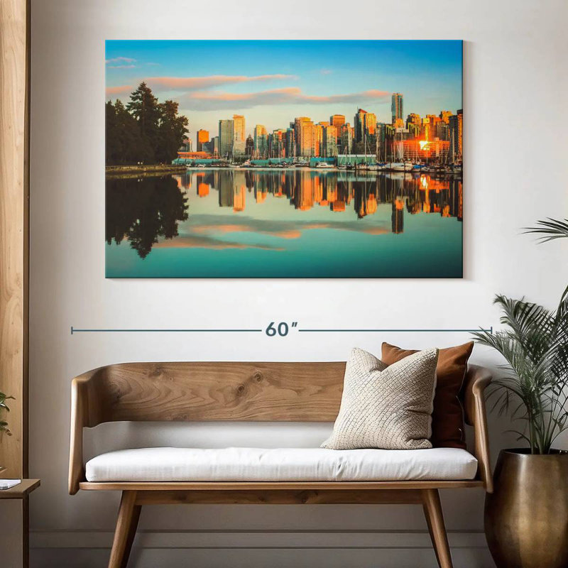 Vanna Vancouver Sunset Skyline, 34" H x 51" W