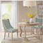 Chaise de salle à manger décorative avec décoration cloutée