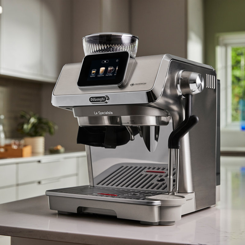 De'Longhi La Specialista Duo Espresso Machine with Touch Screen, Grinder, Cold Brew & Milk Frother