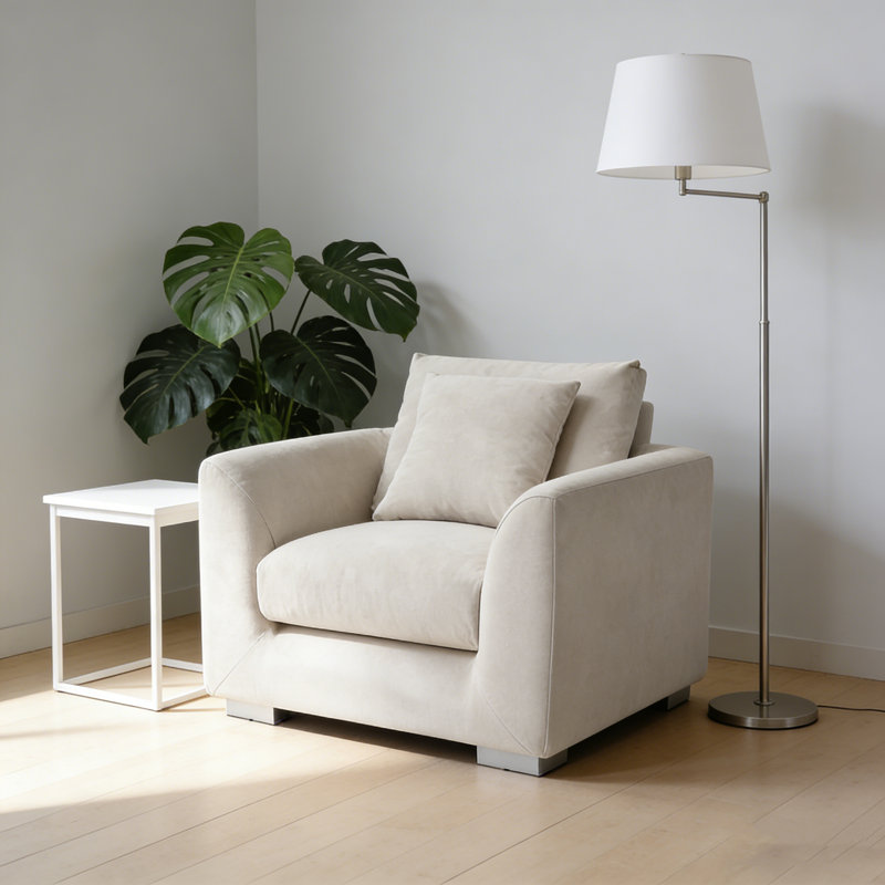 Canapé simple 48,82 po, Beige