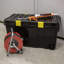 Wham Diy Tough Cart 100L Recycled Plastic Storage Boxes Black