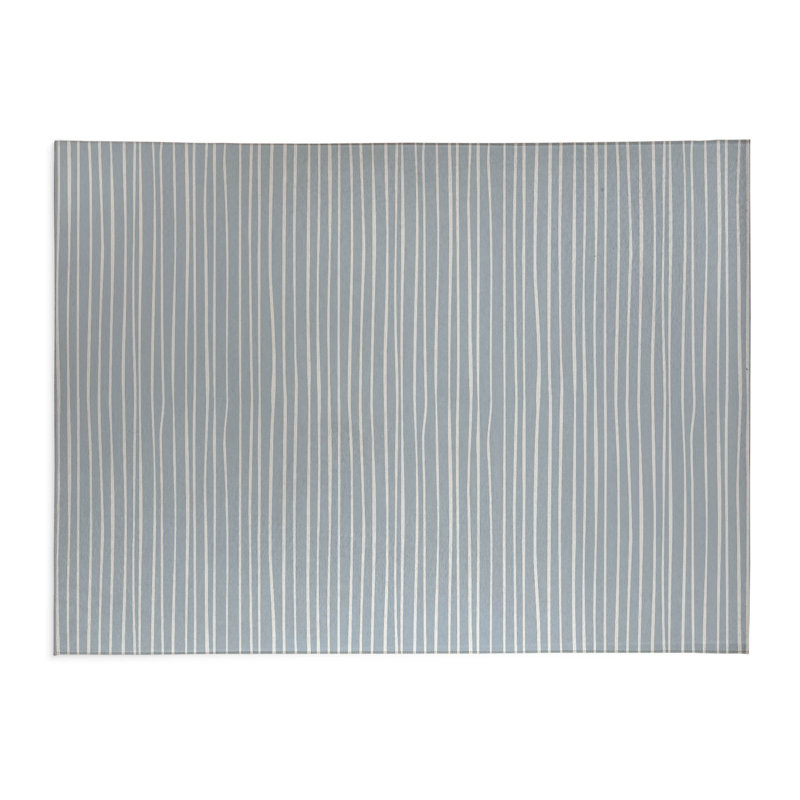 Spinal Column Indoor Doormat, 60" W x 84" L, Slate Blue
