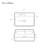 Claire 20 Rectangle Ceramic Vessel Sink-71103519