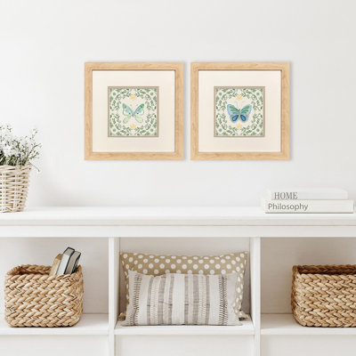 Ornate Butterfly II Framed Art