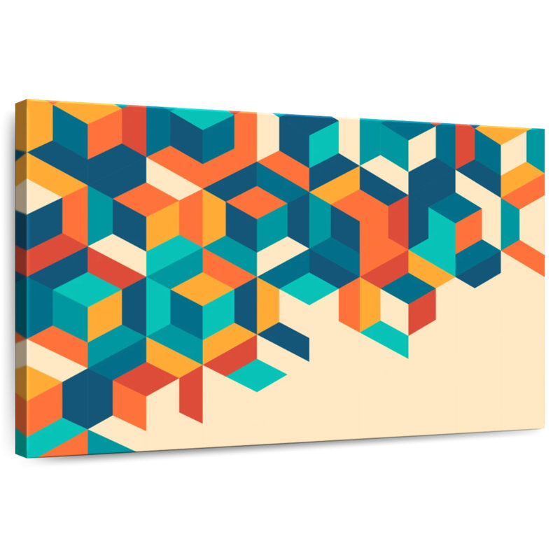 Avery Retro Cube Abstract