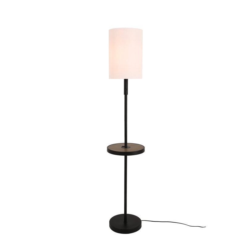 Tray Table Dimmable Floor Lamp with USB