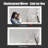 Frameless LED Light Anti-Fog Wall Bathroom Vanity Mirror with Backlit & Frontlit-91383708