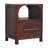Arched Edge 1 Drawer Bedside