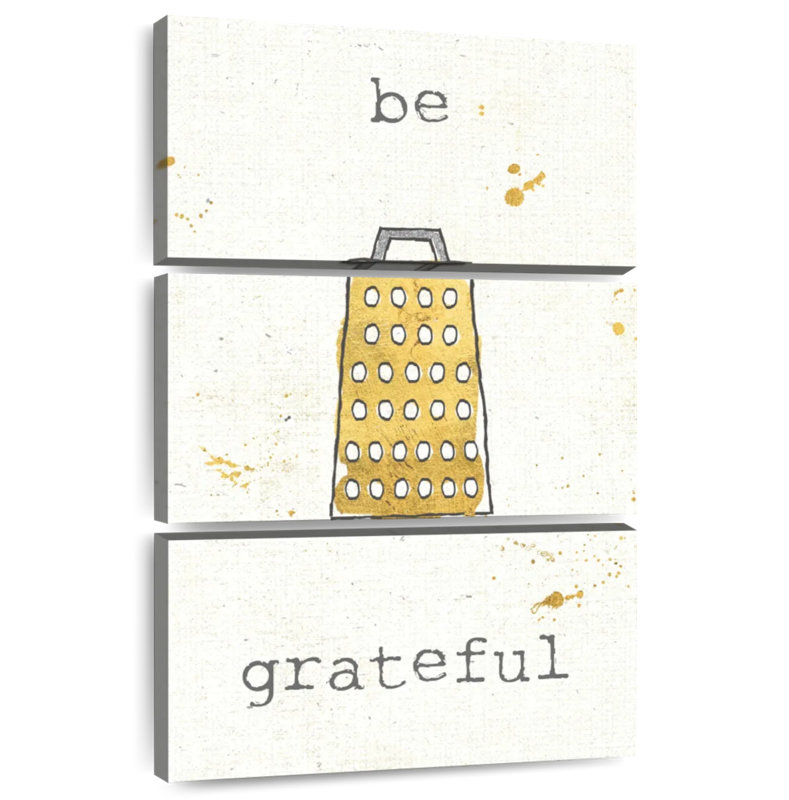 Tergel Cuisine Cuties Be Grateful, 65" H x 42" W