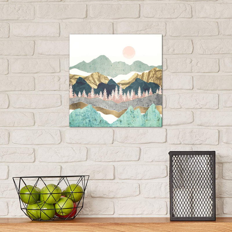 Summer Vista - Imprimé, Toile tendue, H 12 po x l 12 po x P 1,5 po