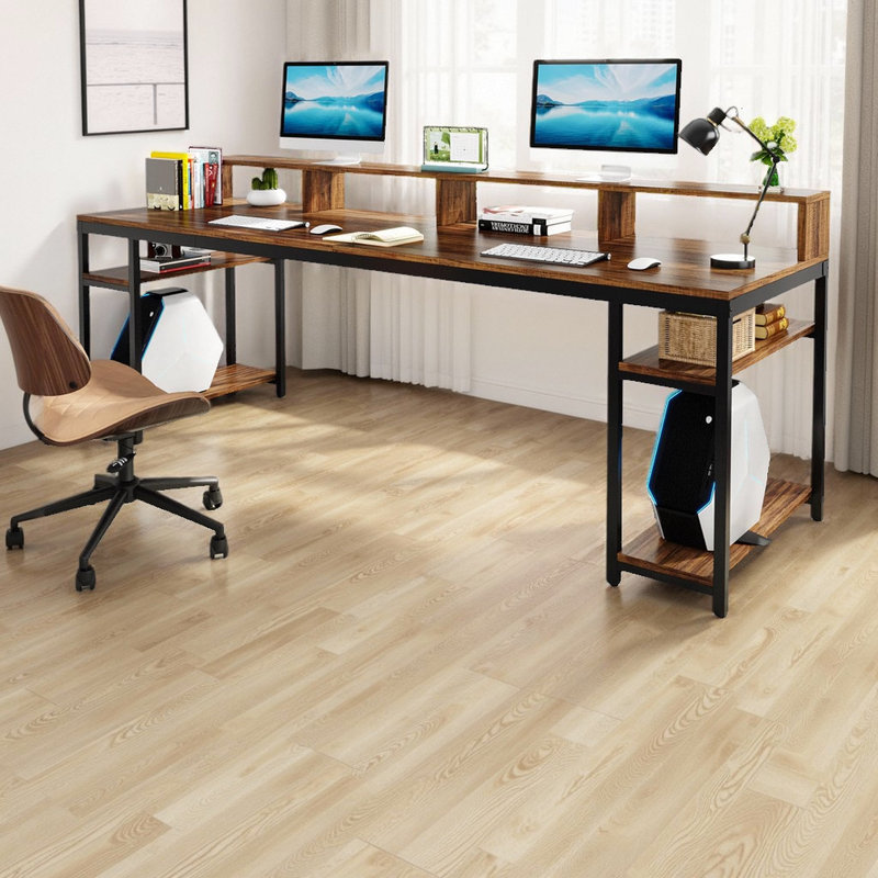 78.7" Double Computer Desk Office Desk - Shared Workspace Solution