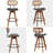 Sirine 4-Piece Swivel Vegan Leather Counter Stool-103707235