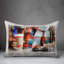 Housse de coussin rectangulaire et insert