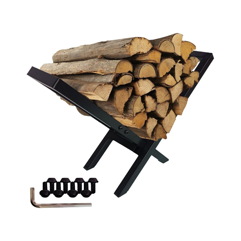 19.8cm W Metal Log Rack