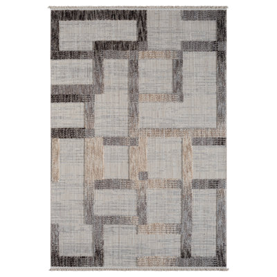 Aurelia Machine Woven Beige/Brown Indoor Rug