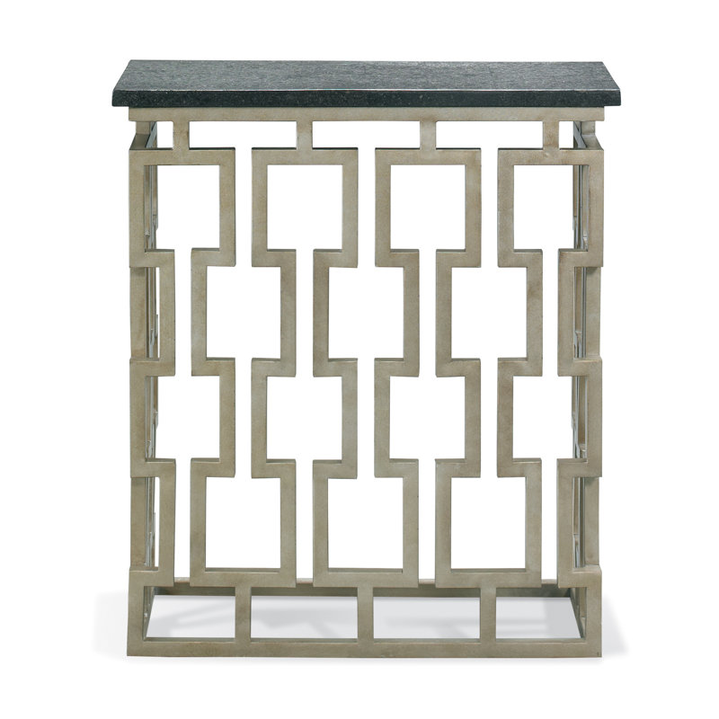 Chicklet 32'' Stone Top Console Table