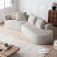 Canapé modulaire surdimensionné Modern Upholstein, canapé en nuage courbé extra large et large à 4 places de 112 pouces avec 4 coussins décoratifs, canapé-lit combiné gratuit pour le salon, la chambre à coucher