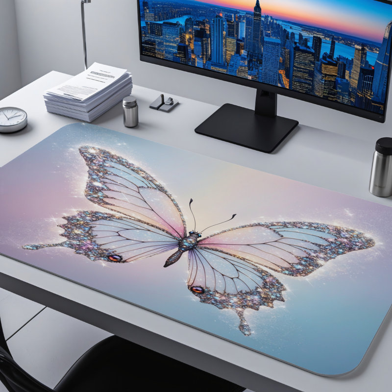 Polyester Desk Pad, 23.6x13.8