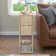 Fluted End Table Set With Drawers(set Of 2), Farmhouse Side Table With Storage