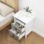 55 cm W Bedside Table