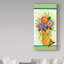 « fleur pot centré », art sur toile-31974854