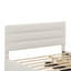 Grand lit plateforme tapissier avec lit gigogne et tiroirs-206221460