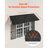 Window Awning Door Canopy In Outdoor Steel Front Door Awnings Anti-Rust-814765221