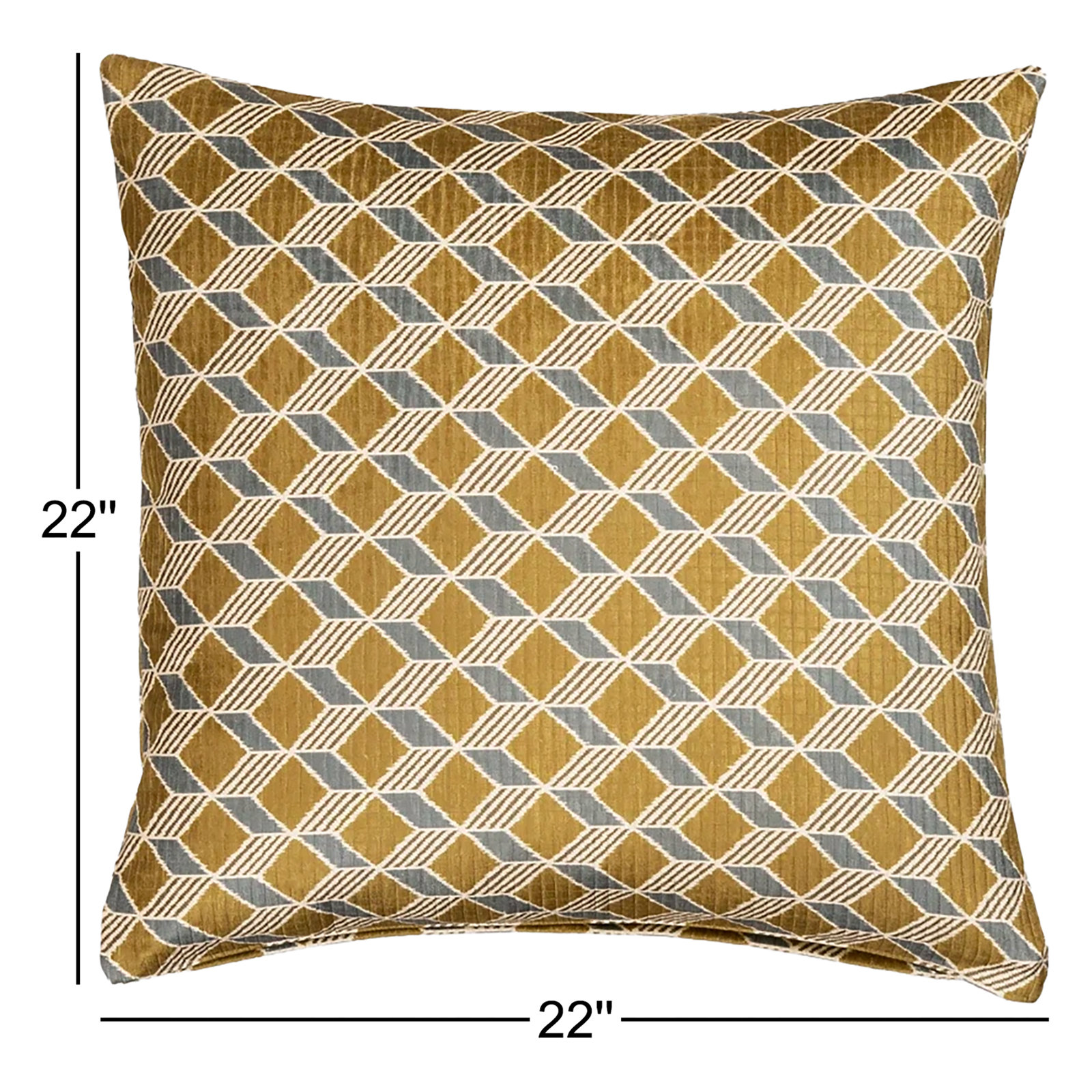 Throw Pillow, Polyester, Square 22"