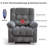 Lyquinn 35.8" Wide Contemporary Manual Reclining Massage Chair with Heating Function-1550714934