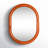 Lorinda Solid Wood Frame Oval Mirror-728025231
