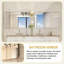 Miroir de salle de bain mural de qualité supérieure avec des caractéristiques avancées et un design élégant