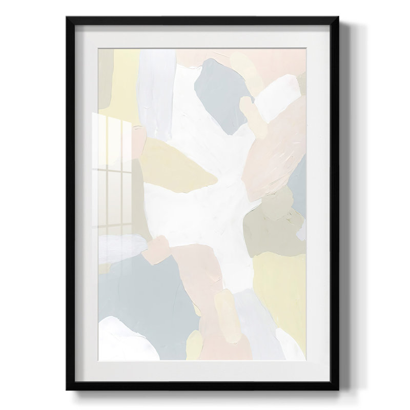 «Blush Abstract IV», galerie tendue sur toile, Noir