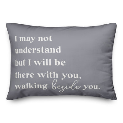 « i walk va près de votre housse de coussin rectangulaire & insert »