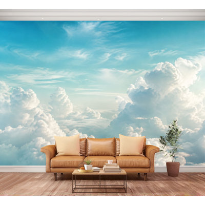 Wall Mural Peel and Stick Wallpaper sky Self-Adhesive Removable Contact Paper Wall Decor for Living Room Bedroom 100"H x 144"W