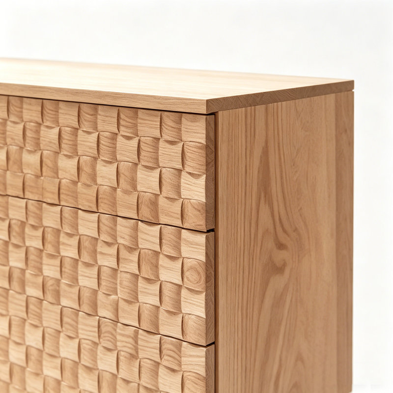 Buffet de style rétro de haute qualité, Brun orangé