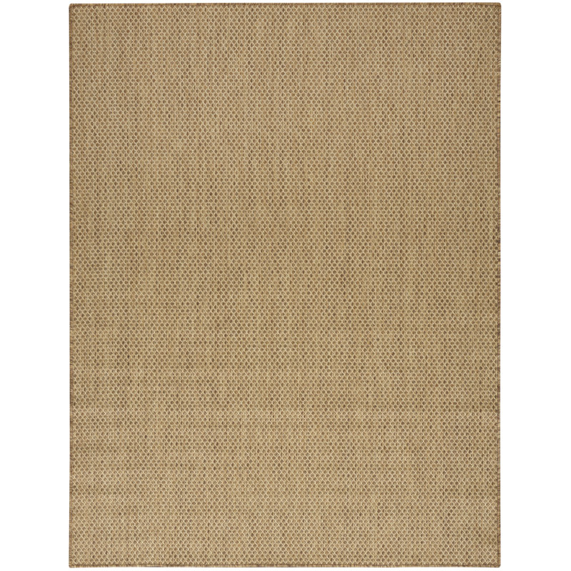 Hartigan Jute Modern Indoor/Outdoor Rug, Rectangle 10' x 14'