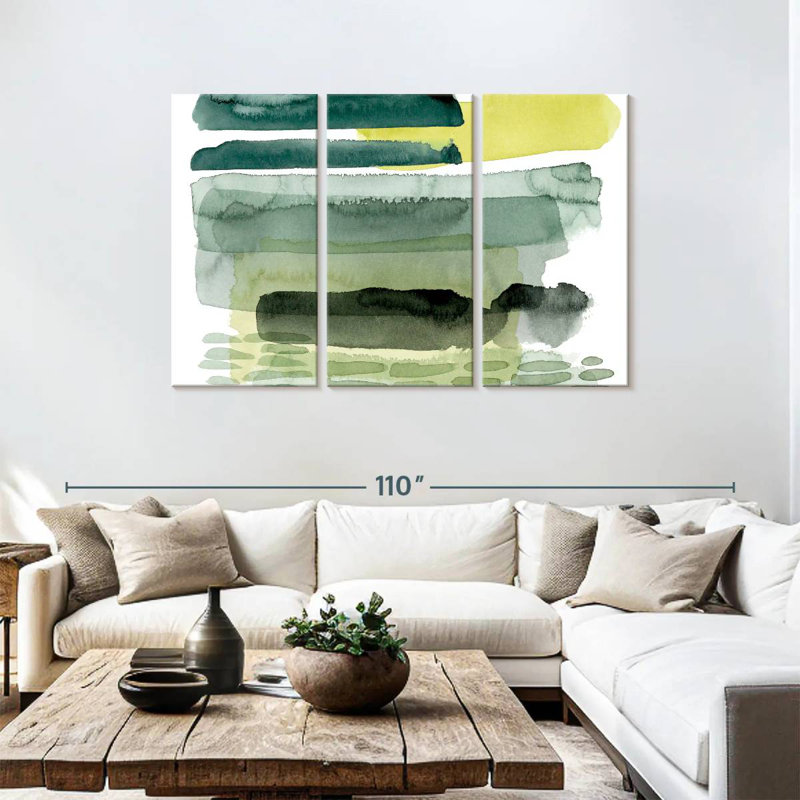 Avery Verdant Stratum I, 48" H x 74" W
