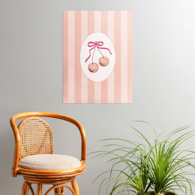 Affiche DENY Designs Bow Cherries