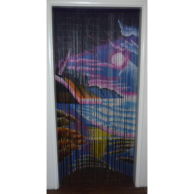Bamboo Semi Sheer Curtain Single Panel