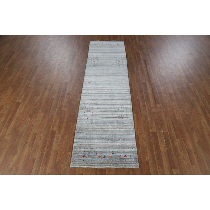 Tribal Gabbeh Style Oriental Runner Rug 3x10