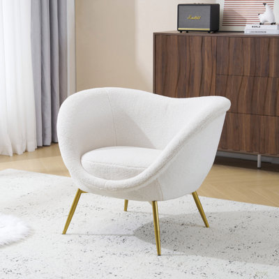 Chaise d'appoint rembourrée Manthey