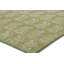Rug & Kilim’S Block Print Custom Rug Design In Green With Cream Floral Patterns-1407388996